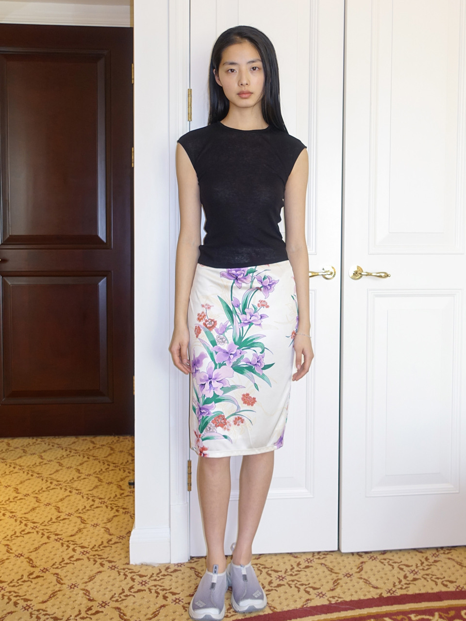 スカート [nuuanu] Iris Skirt 한섬 EQL