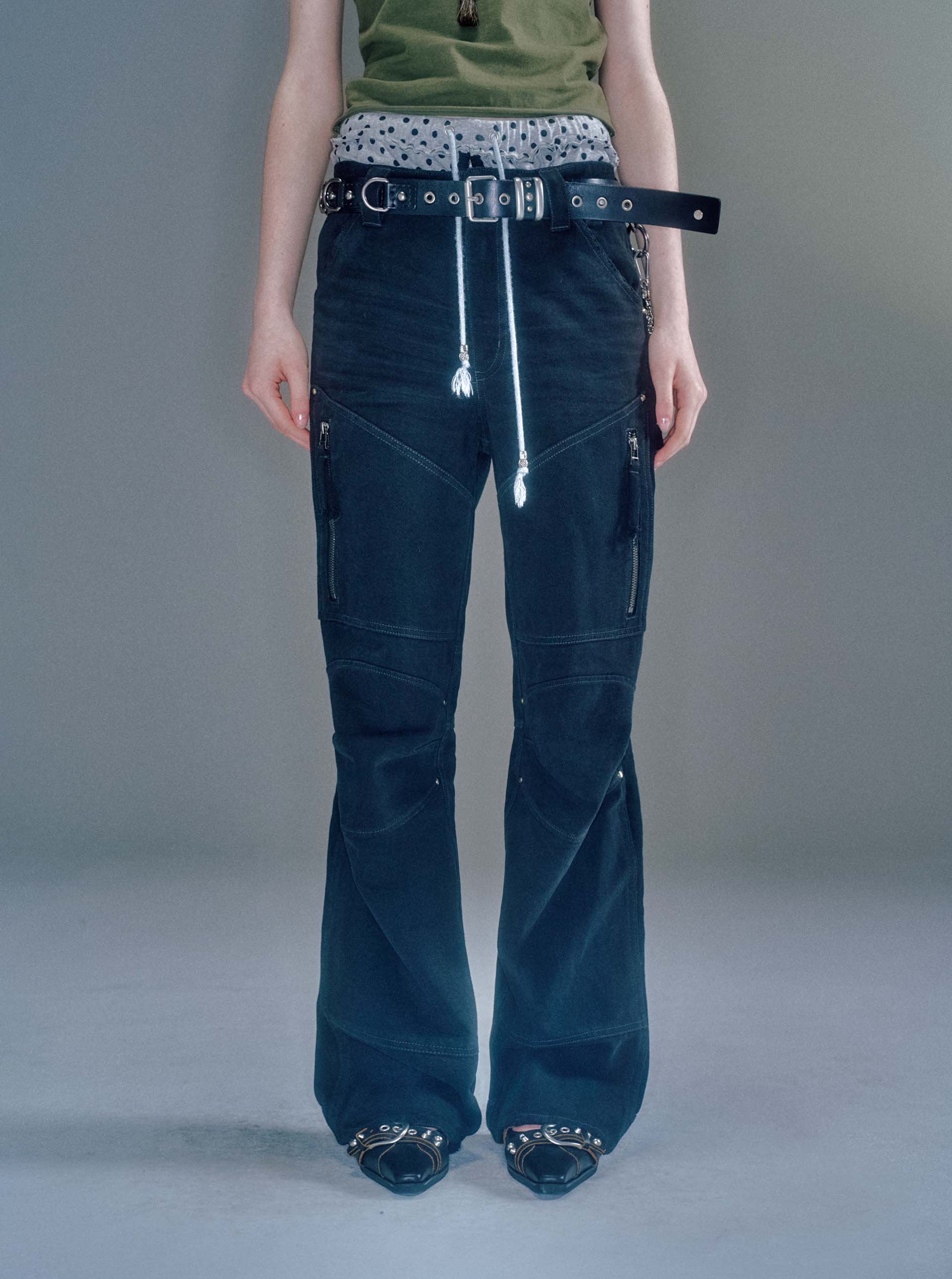 スカート VACANT Archive : 24FW / AARON LAYERED POCKET BELT (BLACK) RESTOCK) AARON LAYERED POCKET BELT BLACK - vacantarchive