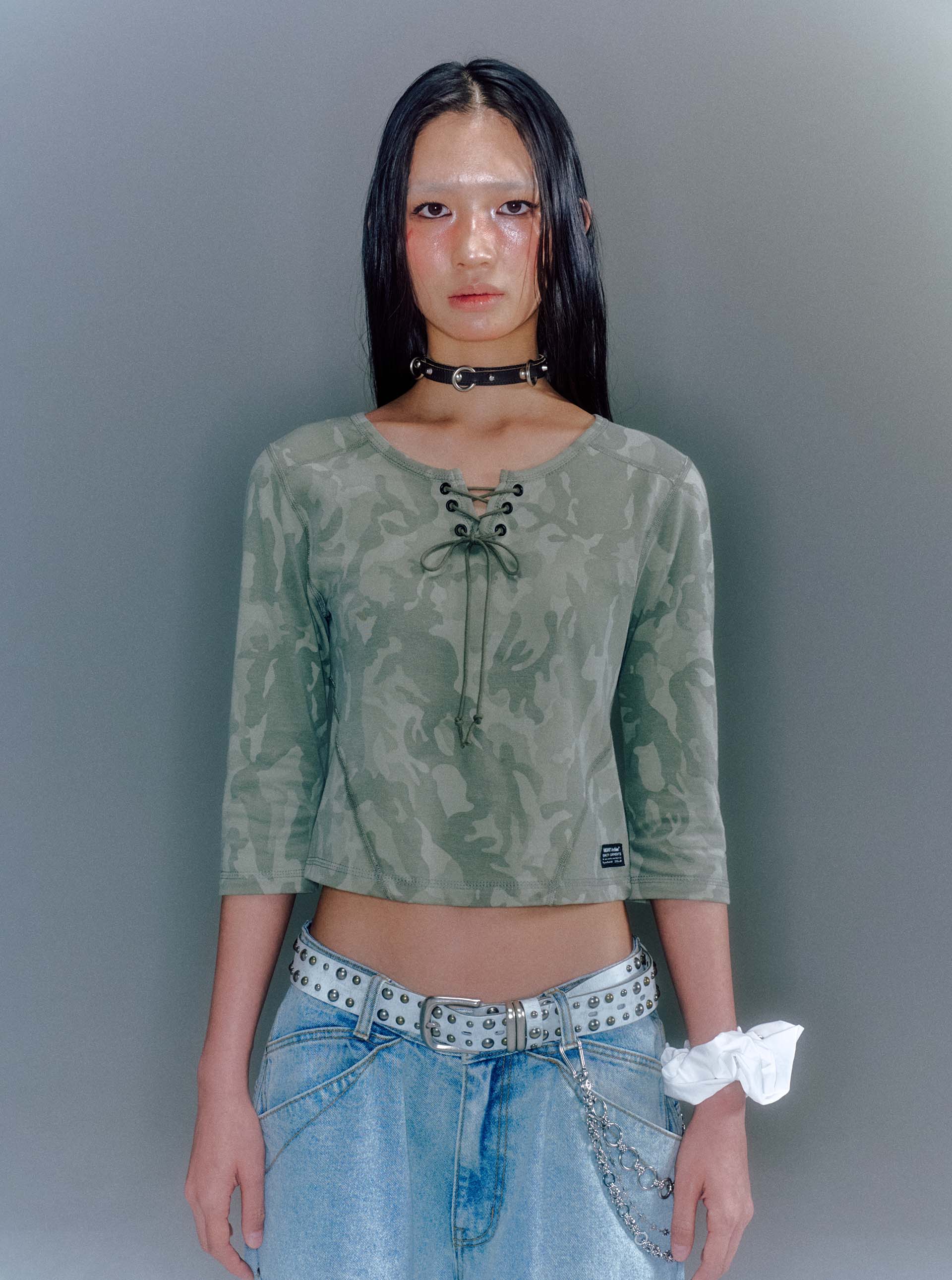 【VACANT ARCHIVE】SARA HOODIE T-SHIRTS WOMEN - NEW - vacantarchive