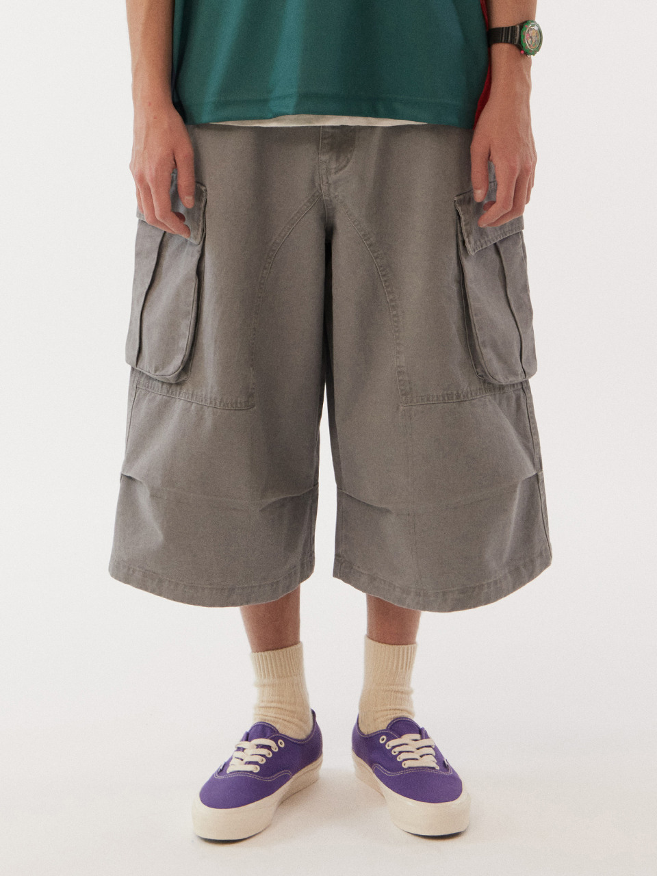 【IONSEOUL】Triangle Bermuda Slacks 4JH416 Resort - Bottoms – Touch of Class Fashions