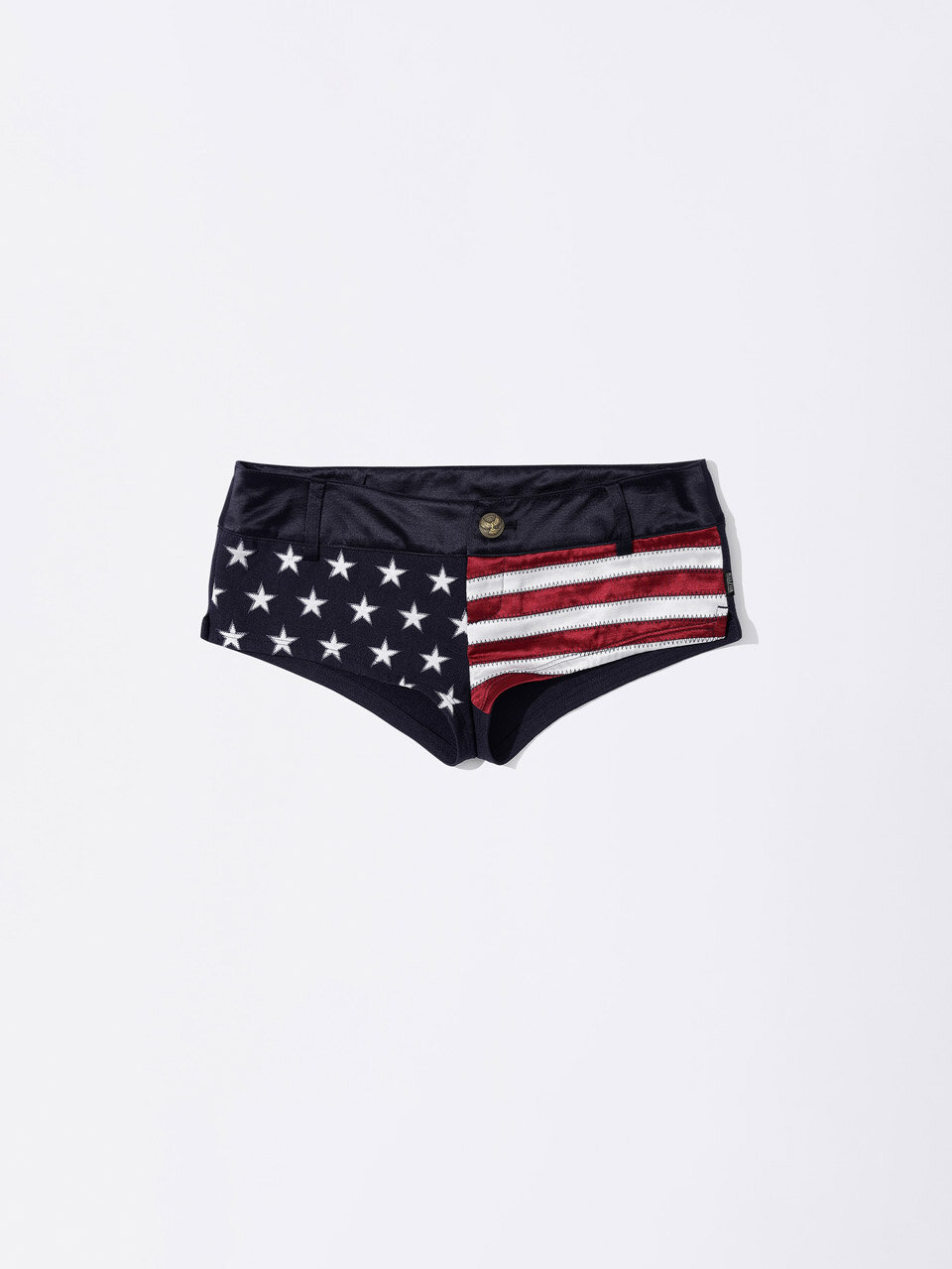 ショートパンツ [SCULPTOR] Flag Patchwork Micro Shorts USA SC25S417NA Patrol Micro Shorts Stripe – SCULPTOR JAPAN