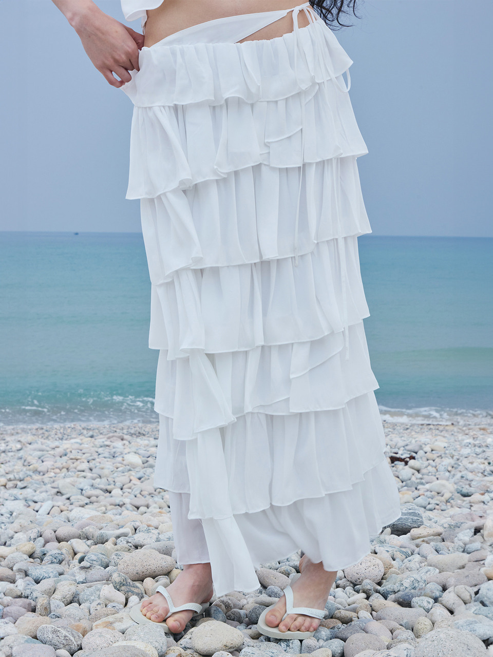 Gimmetheyoung ♥ G_TIE CANCAN SKIRT/追跡付 한섬 EQL