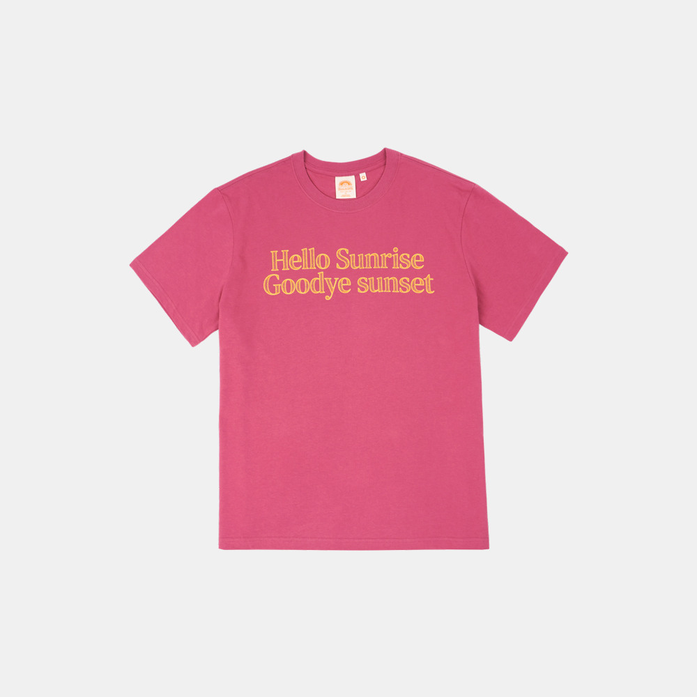 【HELLO SUNRISE】 HS x ETCblank Sunrise Dancing Tee /追跡付 Hello Sunrise