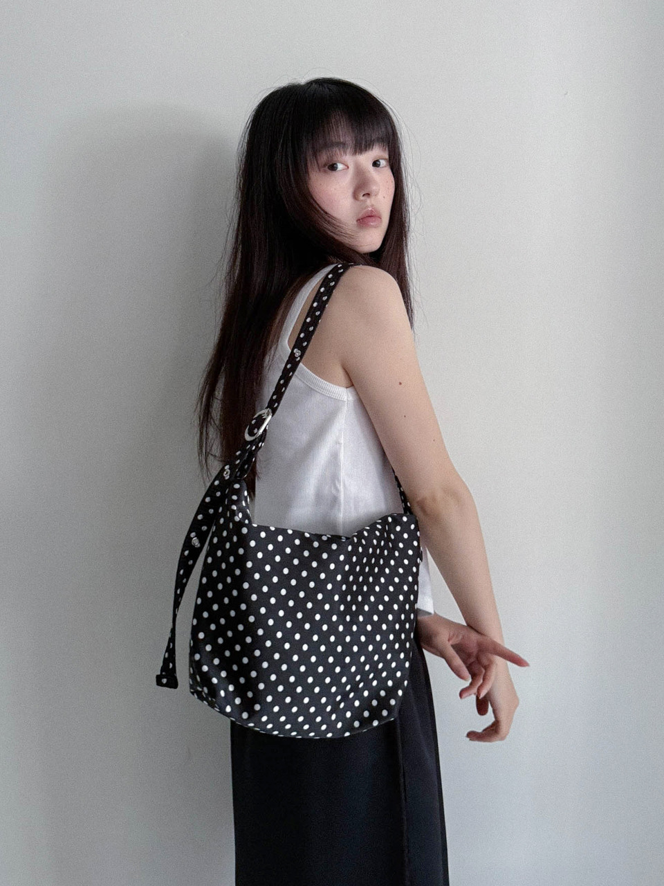 【more jude】 韓国人気★2way Jude Buddy Dot bag more jude】 韓国人気☆2way Jude Buddy bag バッグ・カバン