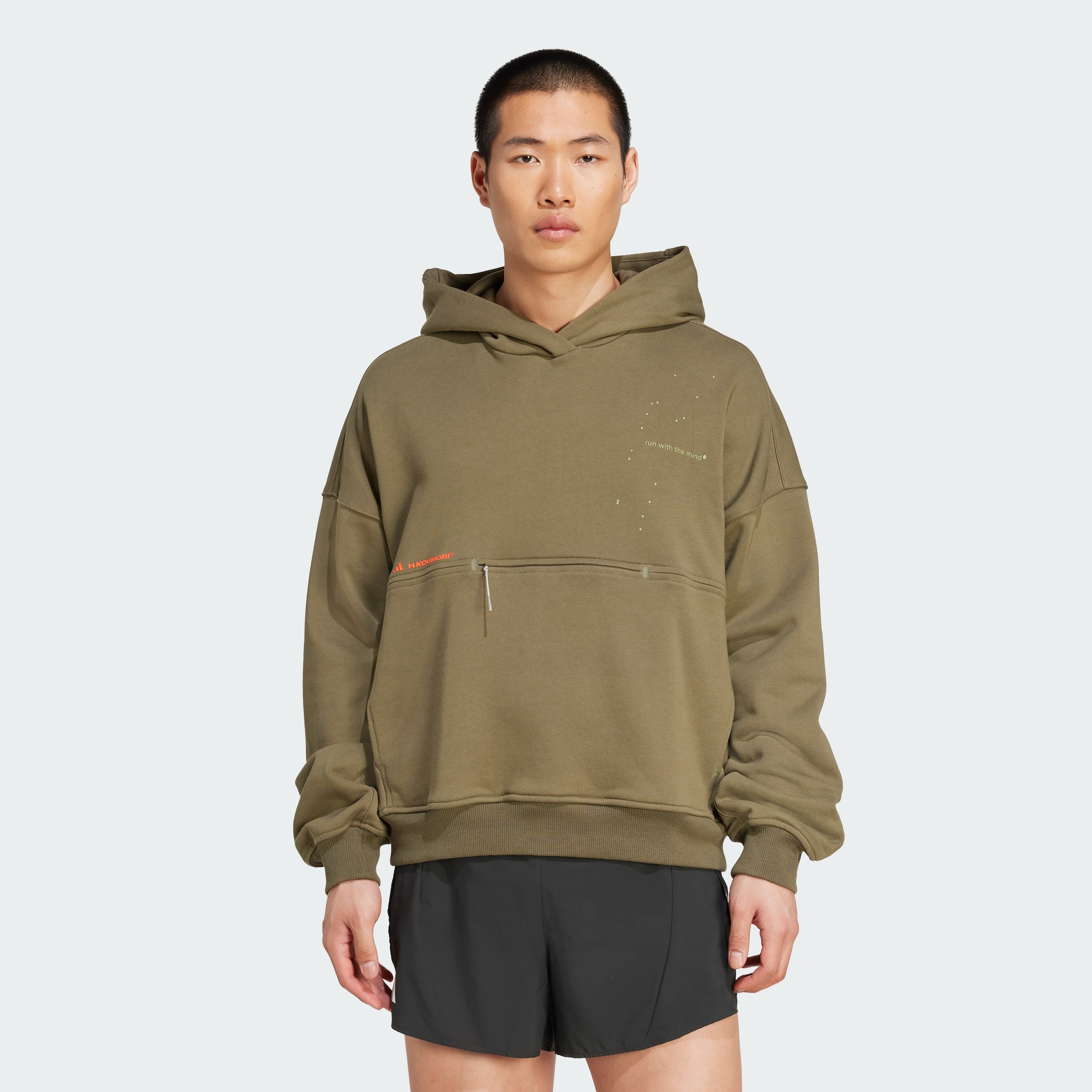【IONSEOUL】Choice Long Sleeve Hood 4JH583 Youth Hyperfreak 5.5/4+MM Chest Zip Full W/hood - Black