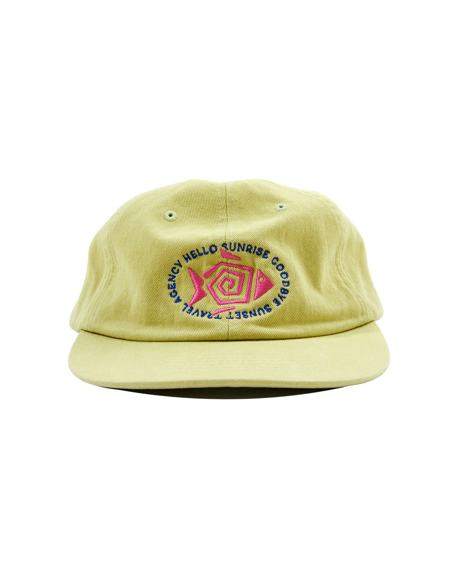 【HELLO SUNRISE】Fish Oval Logo Relaxed Fit 6P Cap /追跡付 한섬 EQL