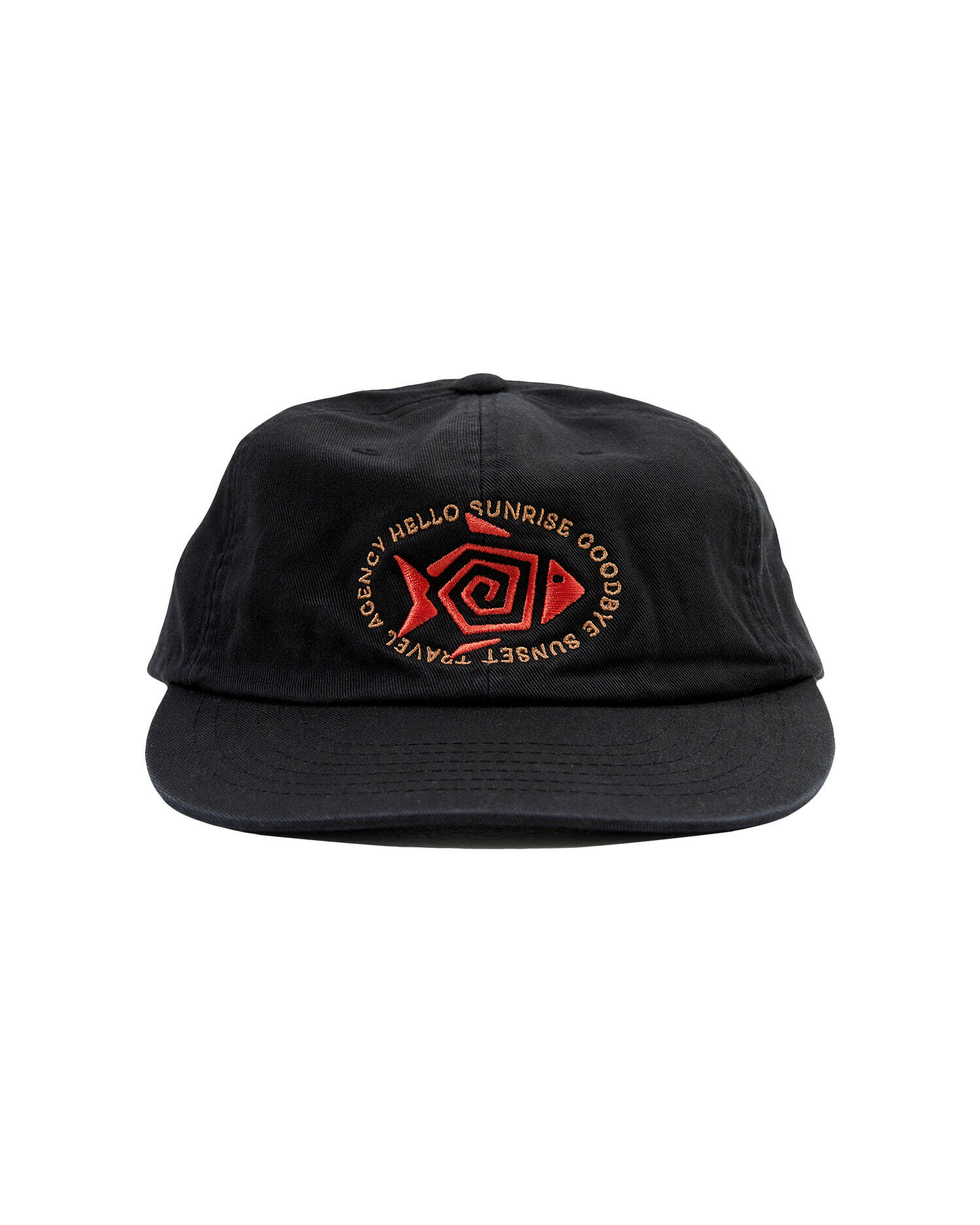 【HELLO SUNRISE】Fish Oval Logo Relaxed Fit 6P Cap /追跡付 한섬 EQL