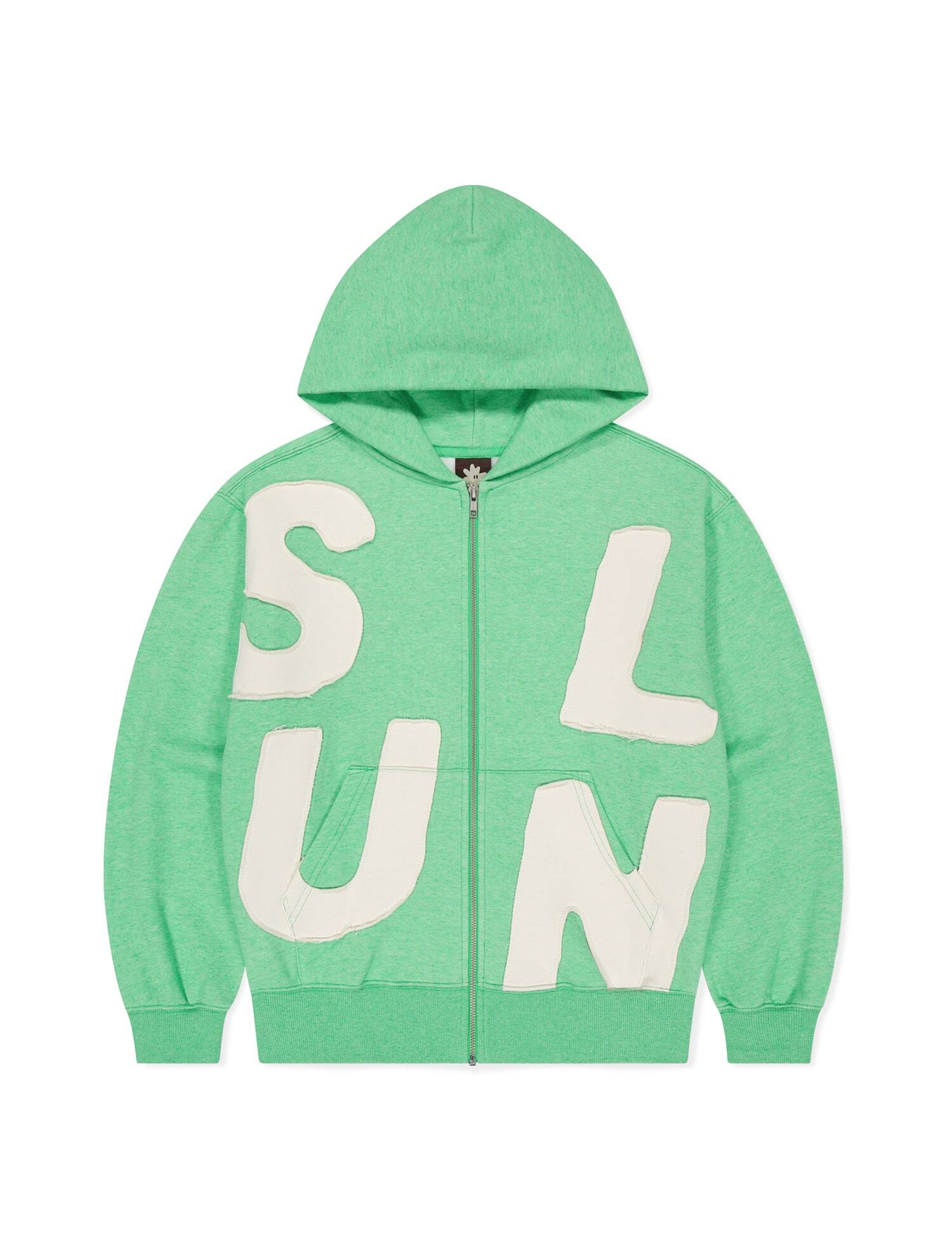【IONSEOUL】Chen Gradient Knit Hood Zip-Up 5JH268 Gradient Zip-Up Knit Hoodie Pink | Parallel