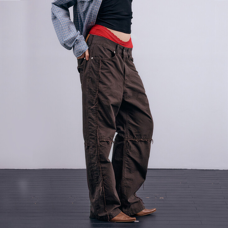 SEQUEL シークエル NYLON SET UP PANTS 公式通販・JACK in the NET BEIGE L