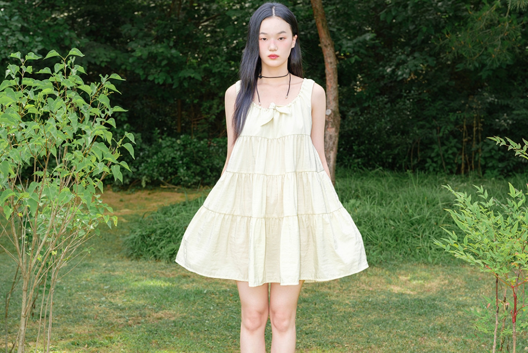 ☆韓国の人気☆【Margarin Fingers】☆SCARF SLIP ONE-PIEC.E☆ 한섬 EQL
